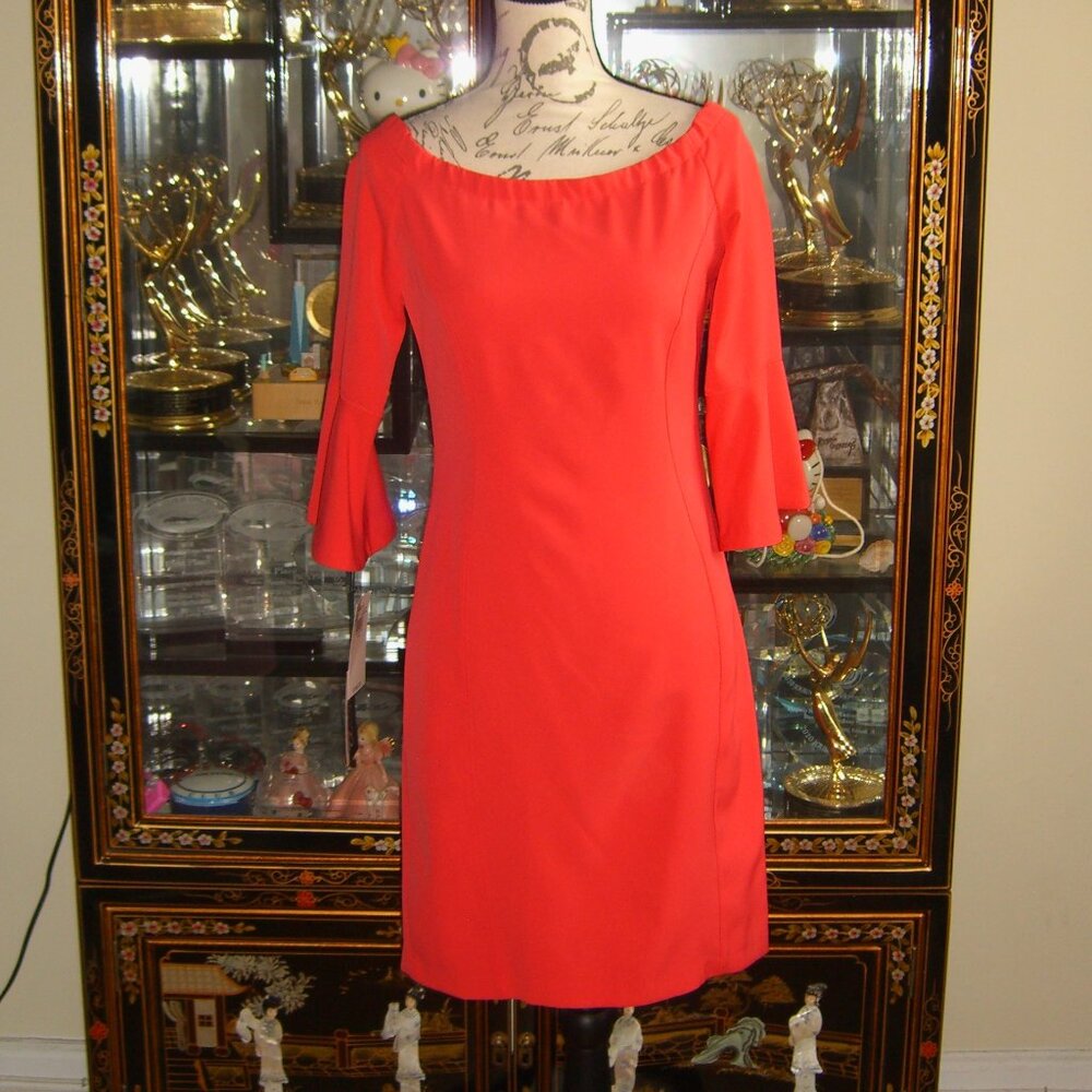 NWT YOANA BARASCHI OFF THE SHOULDER BELL SLEEVE DRESS 4